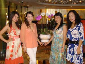 Beautiful ladies in China