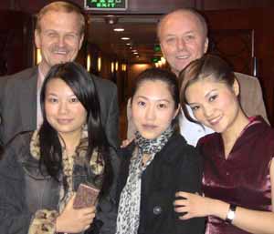 Our clients with beautiful Chinese ladies